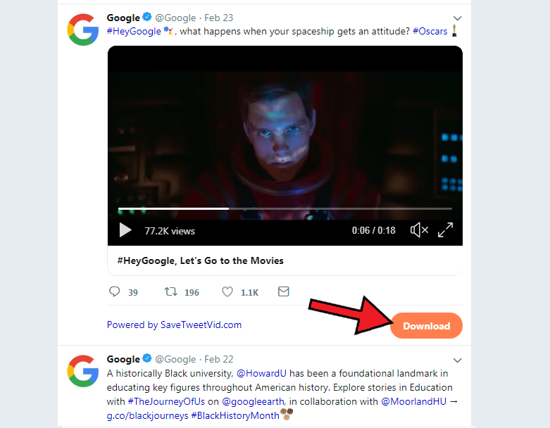 How to Download Twitter videos by Extension